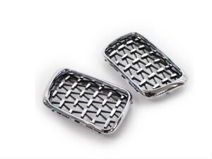 Bmw 3 Serisi E36 1997-1999 İçin Uyumlu Dıamond Panjur (Böbrek) Krom Çerçeve