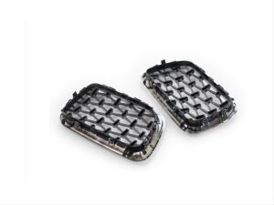 Bmw 3 Serisi E36 1997-1999 İçin Uyumlu Dıamond Panjur (Böbrek) Krom Çerçeve