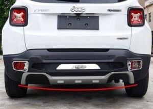 Jeep Compass 2017+ Uyumlu Yedek Parça Ön ve Arka Tampon Koruma