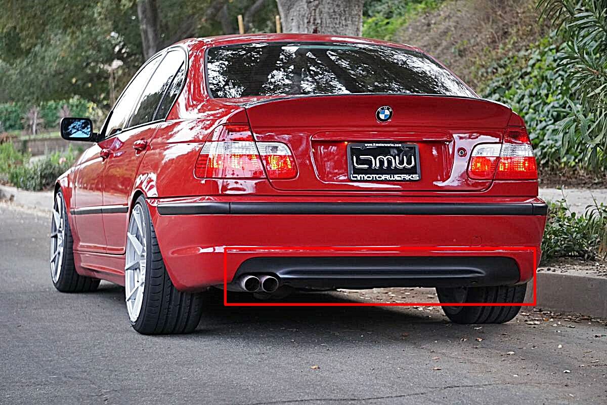 Bmw E46 1998-2005 Difüzör M Tampon Uyumlu