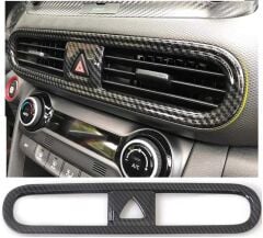 Hyundai Kona Orta Menfez Kaplama - Karbon