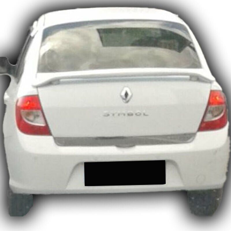 Renault Clio Symbol 2008 - 2012 Uyumlu Yedek Parça Talia Ayaklı Işıksız Spoiler Boyalı