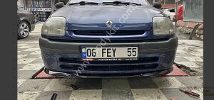Renault Clio 2 Uyumlu Yedek Parça Ön Lip - Plastik