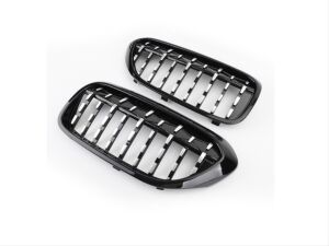 Bmw G30 2017+ İçin Uyumlu Yedek Parça Diamond Böbrek - Piano Siyah