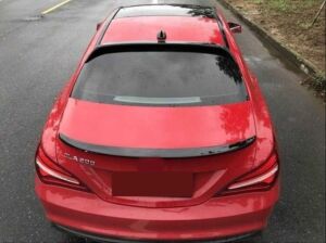 Mercedes W117 CLA 2013-2019 Uyumlu Yedek Parça Spoiler Parlak Siyah