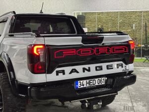 Ford Uyumlu Yedek Parça 2023-2025+ T9 Ranger Işıklı Bagaj Kapağı Kaplaması