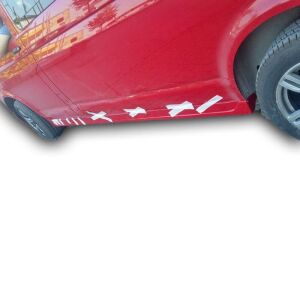 Volkswagen Transporter T7  Uyumlu Yedek Parça Yan Marşpiyel Boyalı