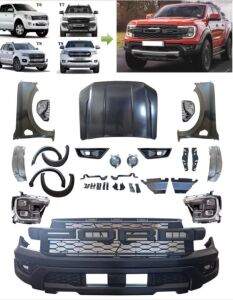 Ford Ranger  Uyumlu Yedek Parça 2012-2021  İçin 2022 Raptor Görünüm Facelift Body Kit