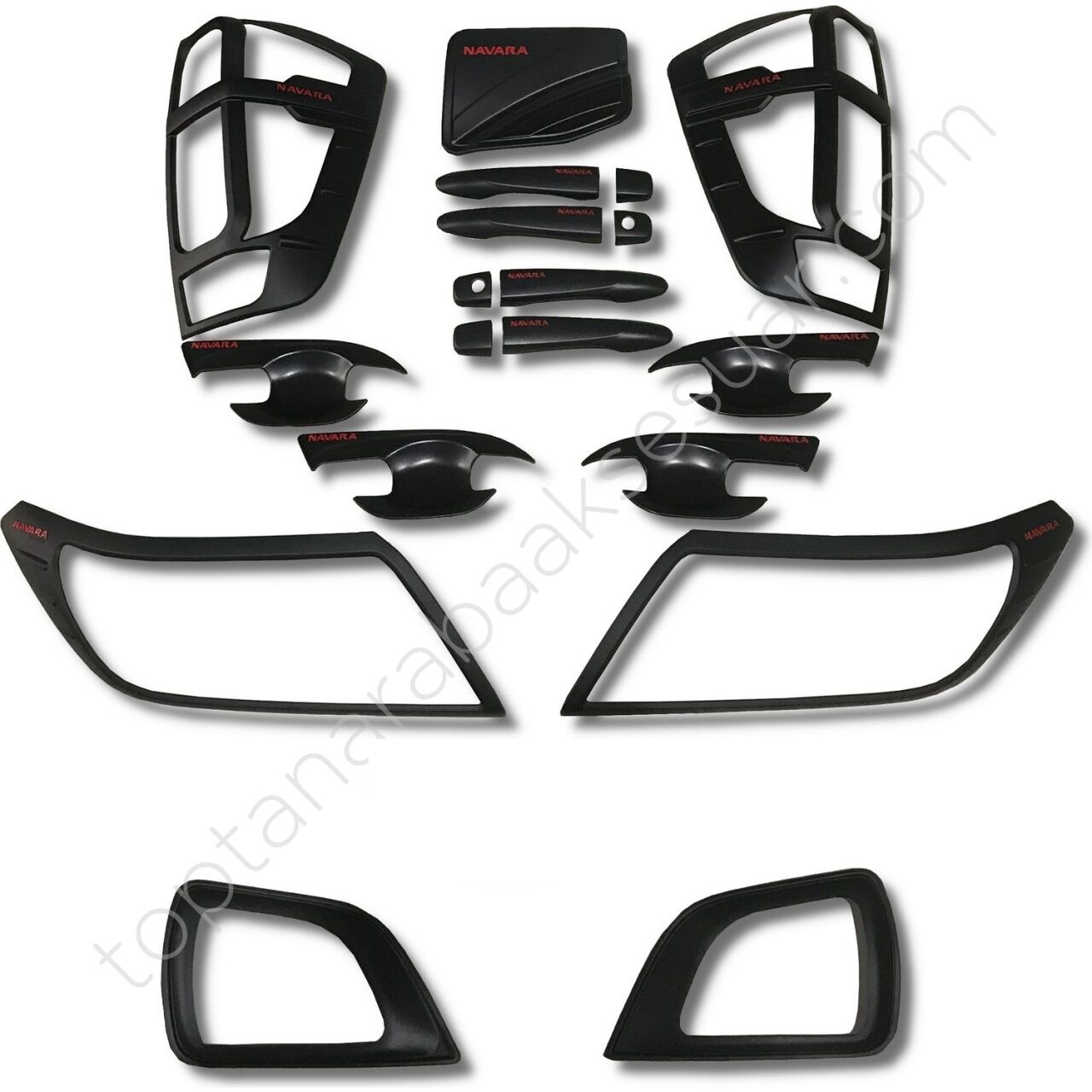 Nissan Navara 2016+ Dış Çerçeve Kaplama Seti