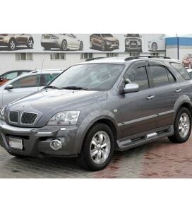 Kia Sorento 2003-2009 Uyumlu Yedek Parça Yan Basamak Füme