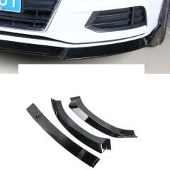 Audi A3 3 Parça Ön Lip Boyasız Fiber