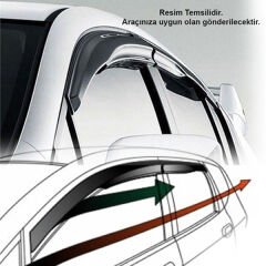 Fiat Fiorino-Nemo-Bipper 2007-2020 Sport Style Cam Rüzgarlığı