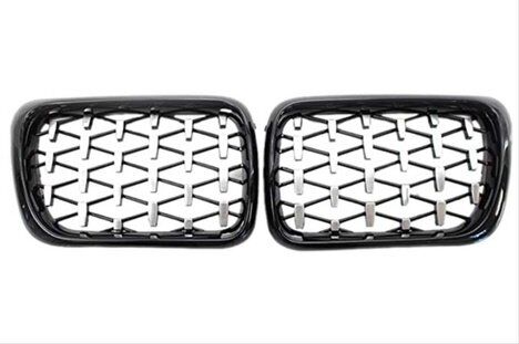 Bmw 3 Serisi 1997-1999 E36 Diamond Panjur (Böbrek) Piano Black Çerçeve