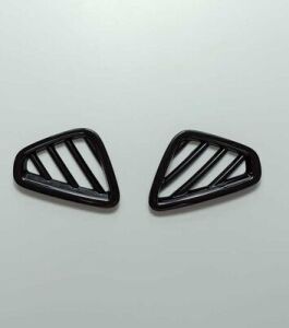 Hyundai Kona Ön Menfez Kaplama 2 Parça Piano Black