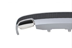 Audi A6 2012-2014 İçin 2015+ Uyumlu Yedek Parça Facelift Difüzör(Normal Tampon için)