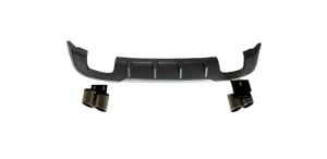 Audi A3 2016-2020 Hatchback İçin Uyumlu Yedek Parça S3 Difüzör Egzoz Seti   (Normal Tampon)