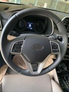 Hyundai Tucson 2015-2018 Direksyon Kaplama Silver Abs
