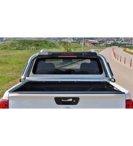 Volkswagen Amarok 2010-2017 Uyumlu Yedek Parça (Double Plus Chrome) Poliüretan Krom Roll Bar AQM4WD PRB01