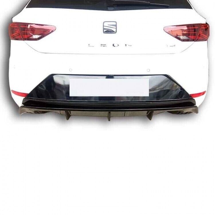 Seat Leon MK3.5 Uyumlu Yedek Parça Tek Çıkış Difüzör PlastikBoyalı