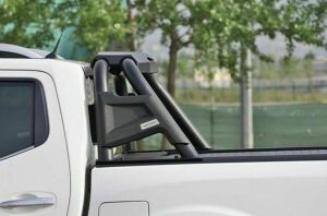 Mitsubishi L200 2007-2019 (Double Plus Black) Poliüretan Siyah Roll Bar AQM4WD PRB02