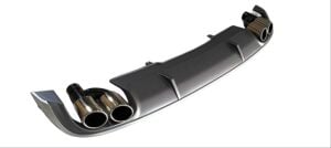 Audi A4 2016-2019 İçin Uyumlu Yedek Parça S4 Difüzör Ve Egzoz Seti