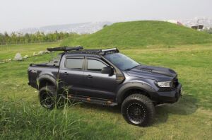 Mercedes X-Class 2017+ Uyumlu Yedek Parça Off Road Yan Basamak (Side Steps)  AQM4WD S30