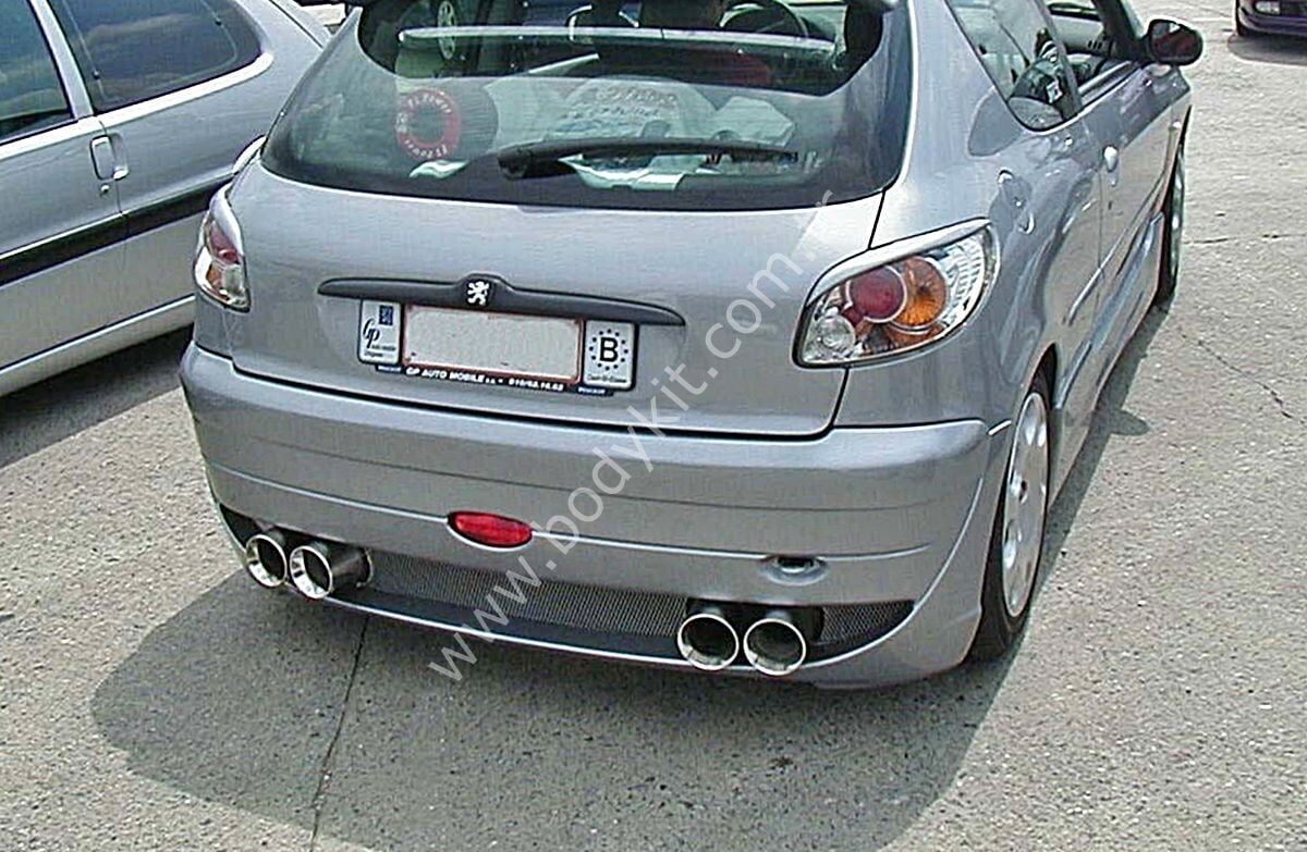 Peugeot 206 Uyumlu Yedek Parça Dimma Arka Tampon