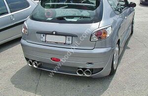 Peugeot 206 Uyumlu Yedek Parça Dimma Arka Tampon