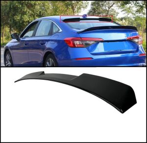 Honda Civic Uyumlu Yedek Parça 2022 Cam Üstü İçin RS Spoiler - Piano Black