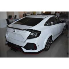 Honda Civic Fc5 2016-2021 Hareketli Sinyalli Led Stop Ve Spoiler Takımı Smoke