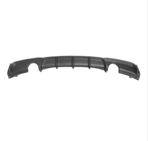 Bmw 3 Serisi F30 2012-2018 Uyumlu Yedek Parça M Sport Difüzör - Sağ Sol Tek Çıkış (Mat Siyah)