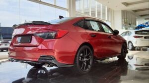 Honda Civic Uyumlu Yedek Parça FE1 2022İçin Uyumlu RS Spoiler- Piano Black (Parlak Siyah)