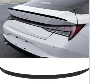 Hyundai Elantra 2021+ Uyumlu Yedek Parça Spoiler- Piano Black (Parlak SIiyah)