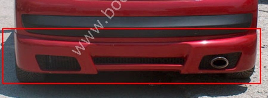 Peugeot 207 Uyumlu Yedek Parça Telli Arka Tampon Eki