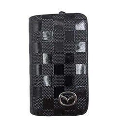 Mazda Fermuarlı Parlak Deri Anahtar Kabı