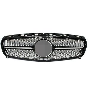 Mercedes W176 A Class 2013-2015 Uyumlu Yedek Parça Diamond Panjur-Siyah