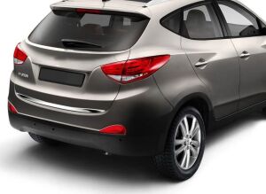Hyundai İx35 2010-2015 Uyumlu Yedek Parça Krom Bagaj Alt Çıtası