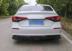 Honda Civic Uyumlu Yedek Parça 2022 4 Egzoz Difüzör