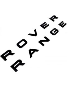 Range Rover Uyumlu Yedek Parça Bagaj Yazısı Siyah