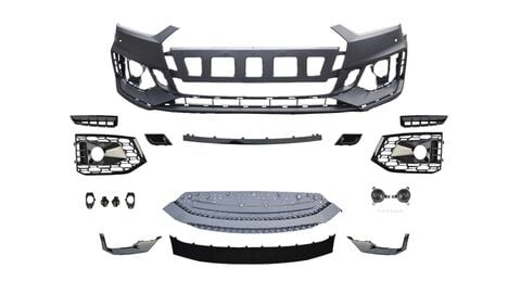 Audi A5 2012-2015 İçin Uyumlu Rs5 2017+ Facelift Ön Tampon ve Panjur Set