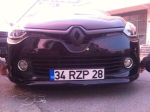 Renault Clio 4 Uyumlu Yedek Parça Ön Tampon Karlığı Boyasız