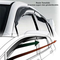 Mitsubishi L-200 Triton Pick-Up 2008-2015 Sport Style Cam Rüzgarlığı