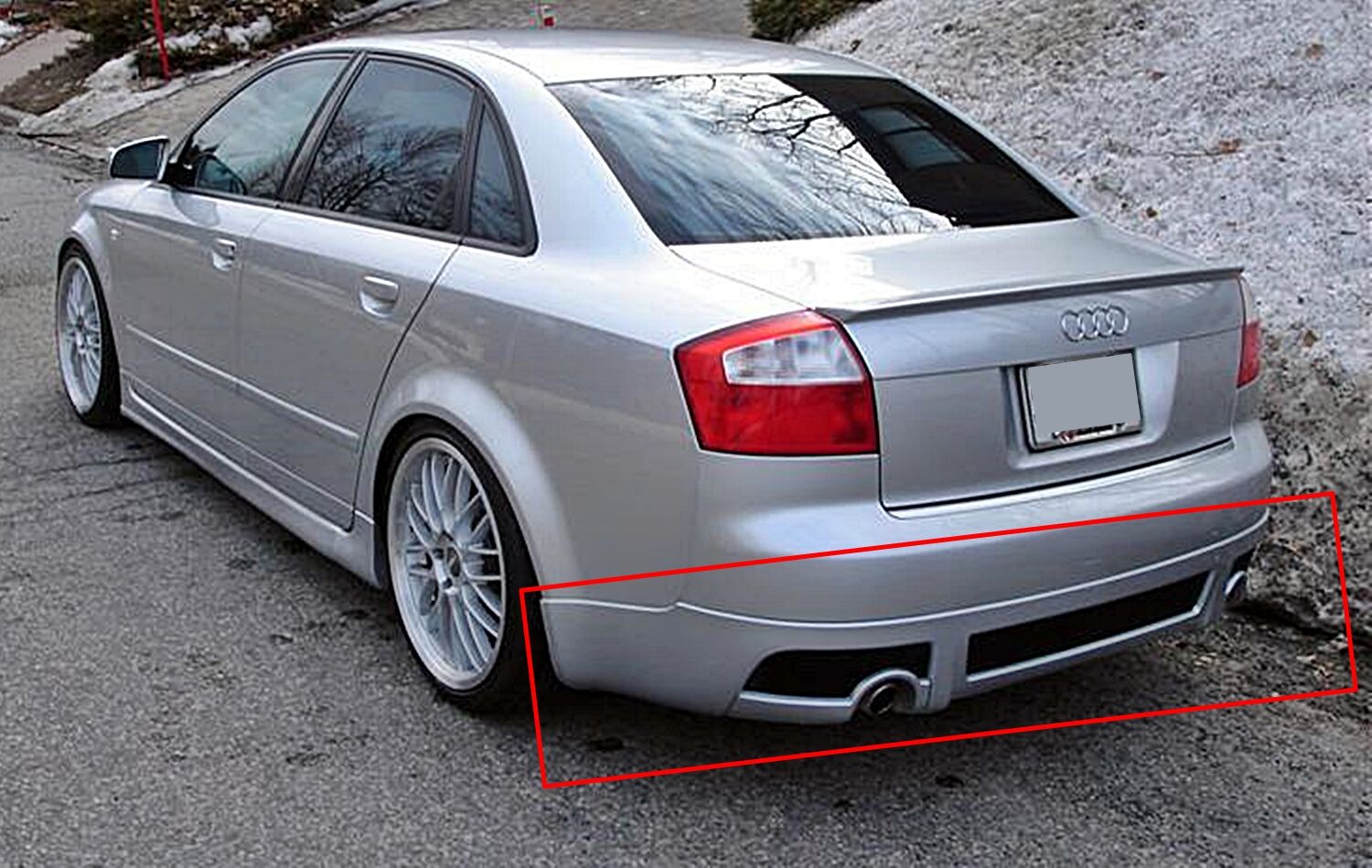 Audi A4 B6 2001-2004 Sline Arka Tampon Eki
