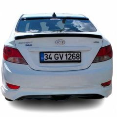 Hyundai Accent Blue 2011 - 19 Custom Arka Ek Plastik Boyasız