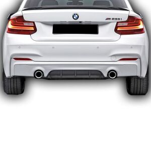 Bmw F22 2012+ Uyumlu Yedek Parça M Performance Difüzör Boyalı