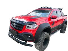 Mercedes X-Class Uyumlu Jumbo Çamurluk Kaplama Çift Depo Dodik