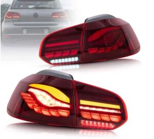 Volkswagen Golf 6 Uyumlu Yedek Parça Dragon Led Stop (Kırmızı)