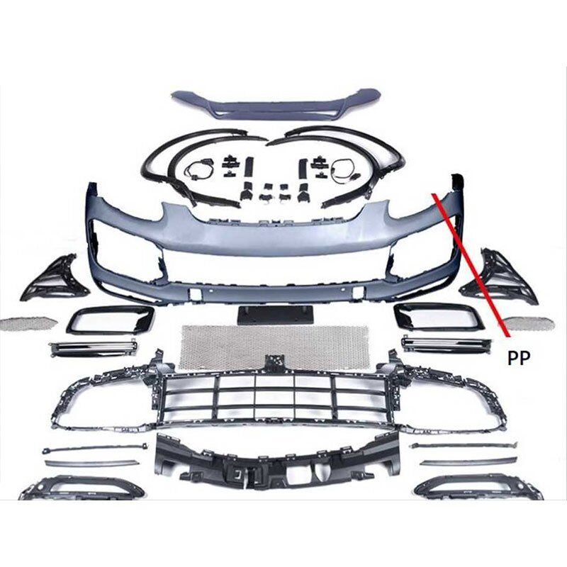 Porsche Cayenne 2011-2014 Facelift 2020+ Uyumlu Yükseltme 9Y0 Turbo Body Kit