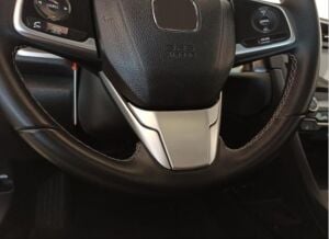 Honda Uyumlu Yedek Parça Civic FC5 2016-2020 İçin Uyumlu Direksiyon Alt Parça Tekli Silver Yazısız