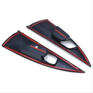 Honda Uyumlu Yedek Parça Civic FC5 İçin Uyumlu Kapı İç Açma Kolu Kaplama Kalın Tip (Karbon)